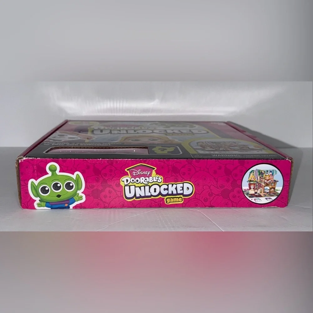 Disney Doorables Unlocked! Board Game – Brand New Sealed with 4 Exclusive Figure